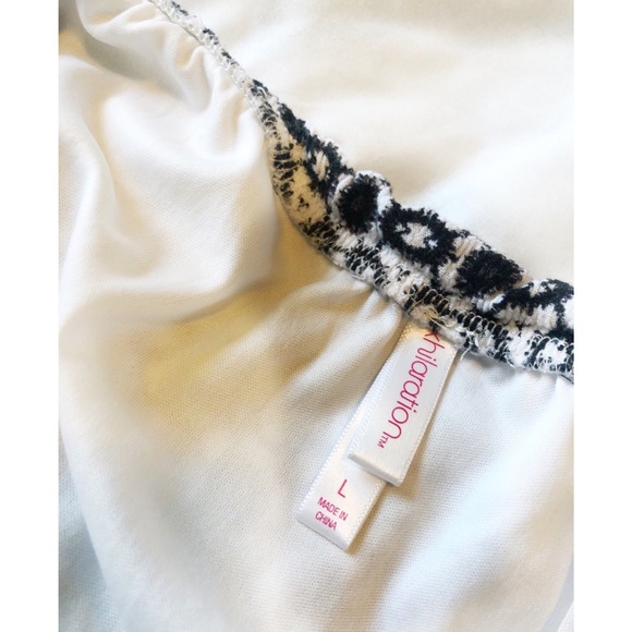 Black & White Strapless Jumpsuit/Romper - Picture 4 of 4